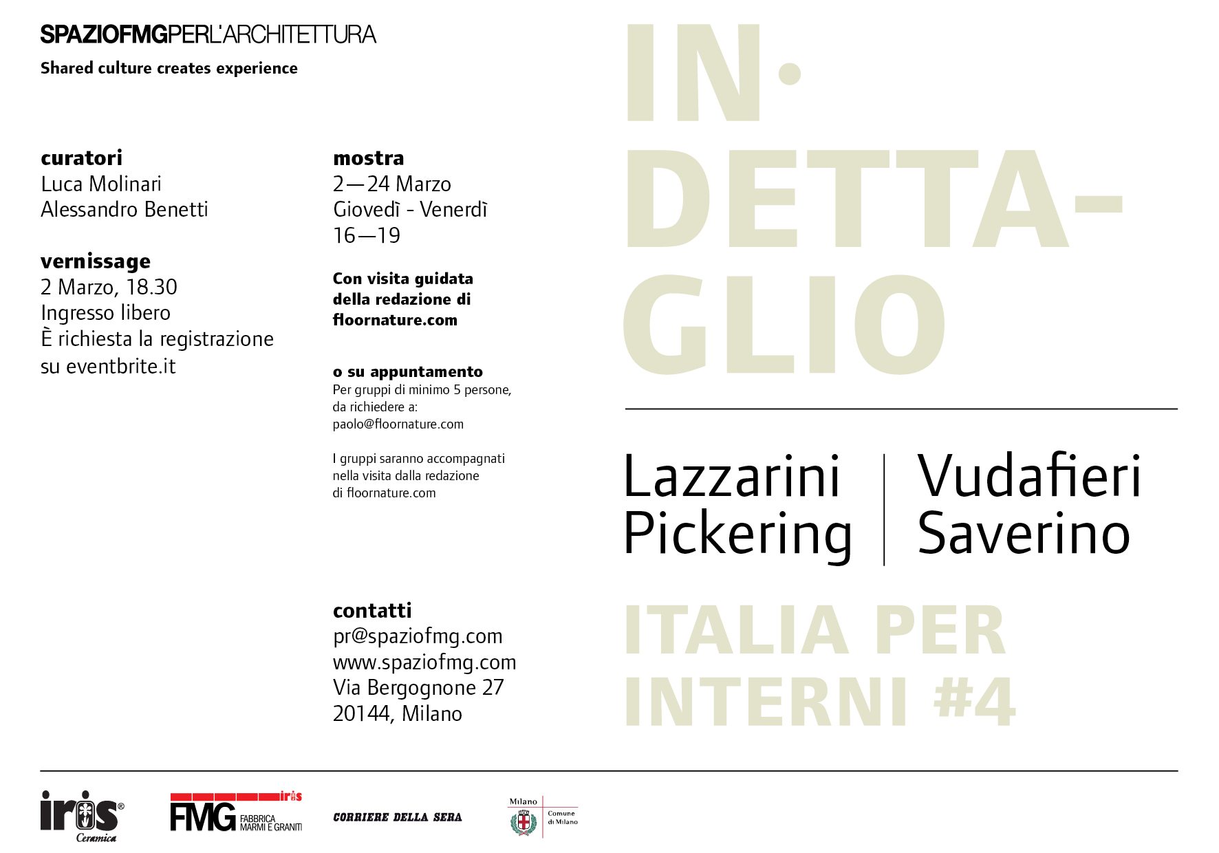 IN.DETTAGLIO exhibition | Vudafieri Saverino Partners